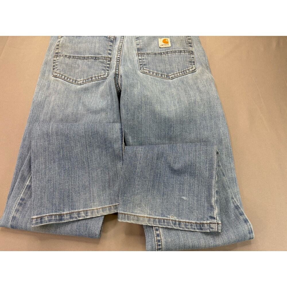 Carhartt Distressed Rugged Flex Relaxed Fit Straight Leg Jeans Blue Men’s 29x32 - Picture 13 of 13
